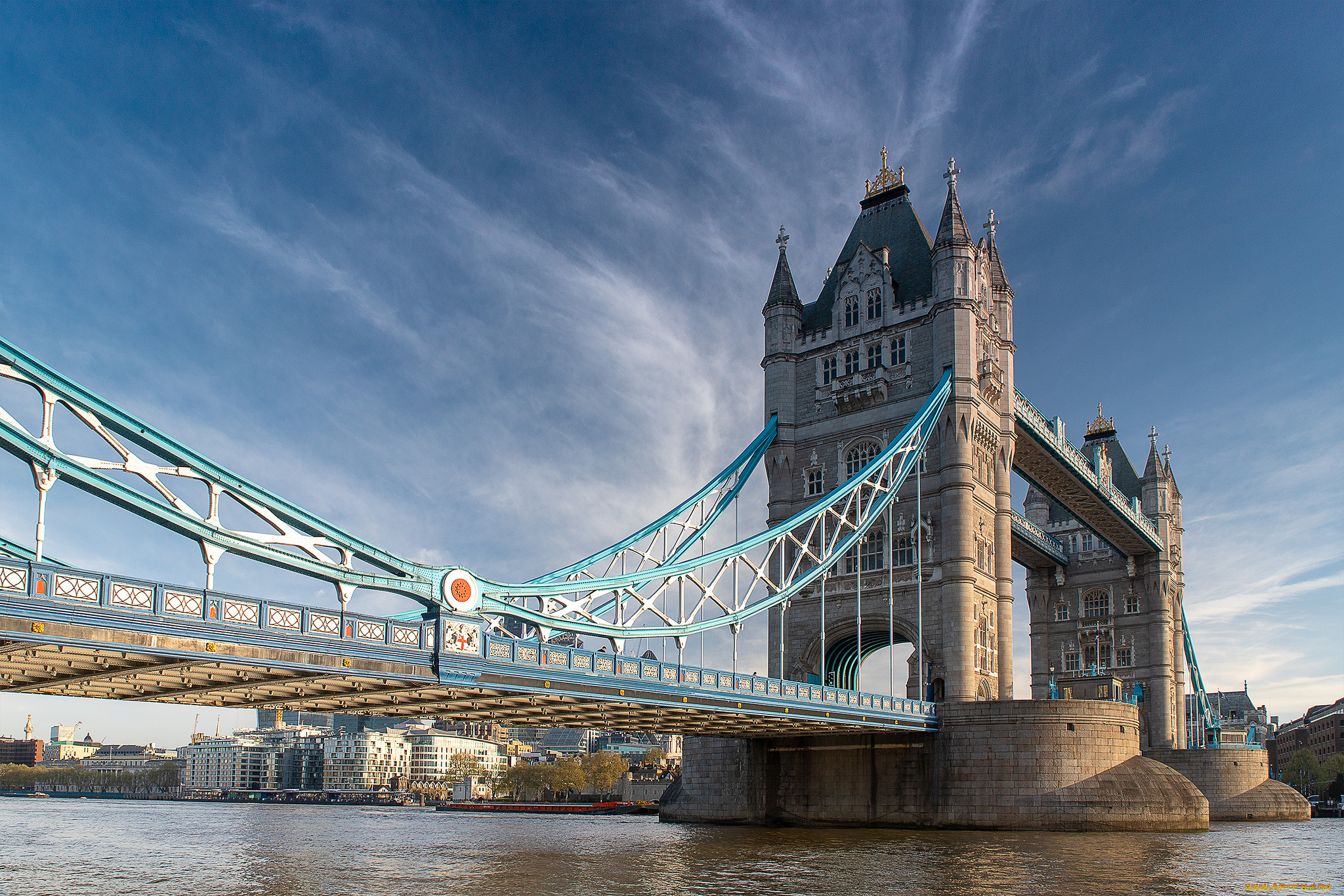 tower, bridge, london, города, лондон, , великобритания, простор