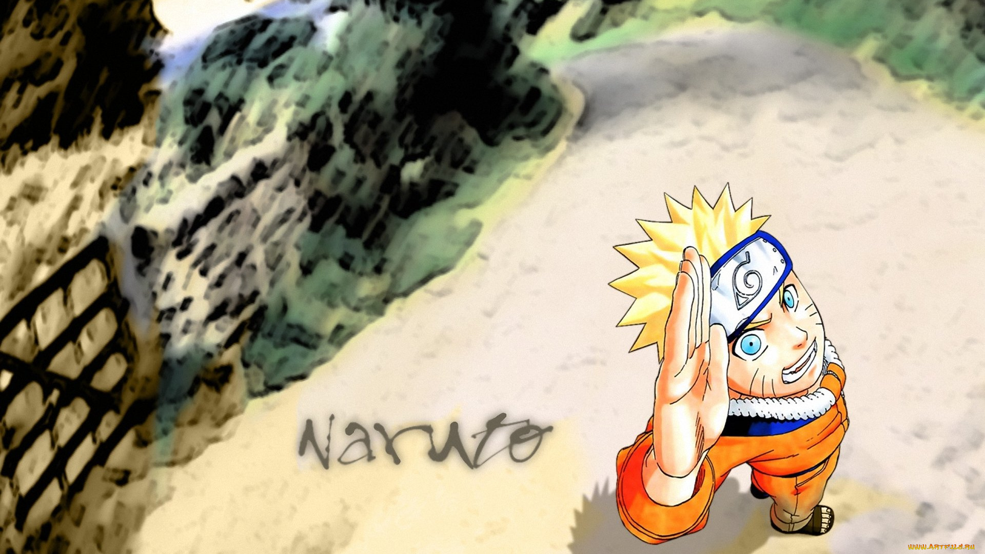 аниме, naruto, наруто, жест, дорога