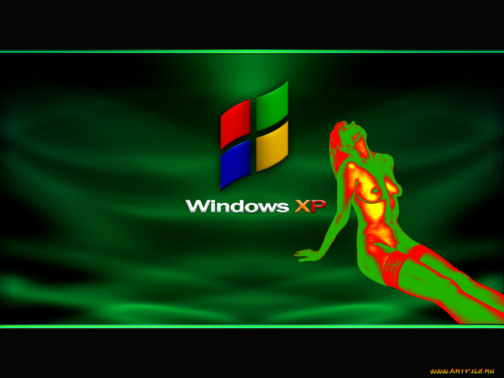 фон, заимствован, для, красивой, девушки, компьютеры, windows, xp