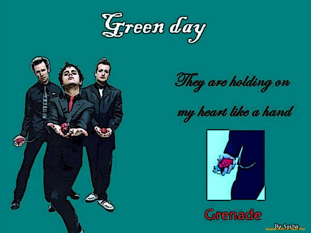 grenade, музыка, green, day