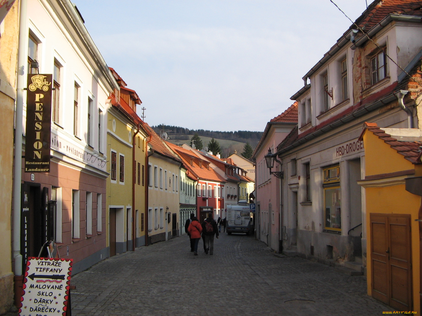 Чешски, крумлов, города, улицы, площади, набережные