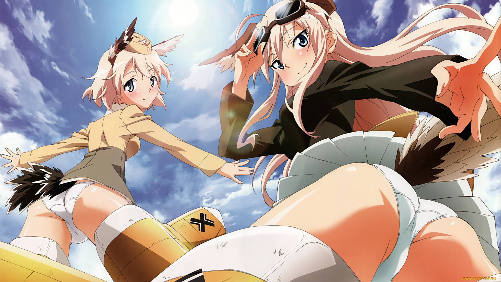 аниме, strike, witches, raisa, pottgen, hanna, justina, marseille