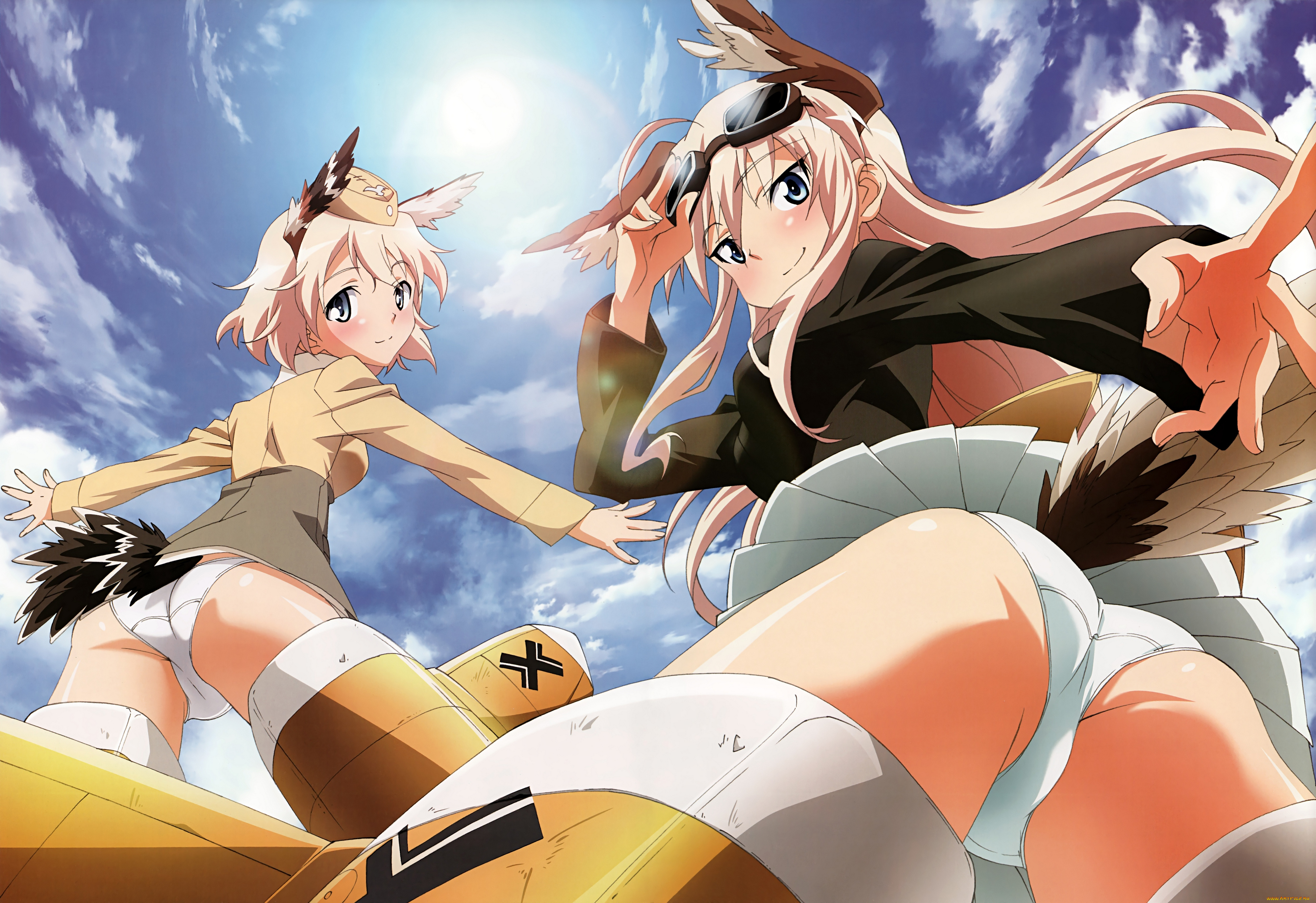 аниме, strike, witches, raisa, pottgen, hanna, justina, marseille