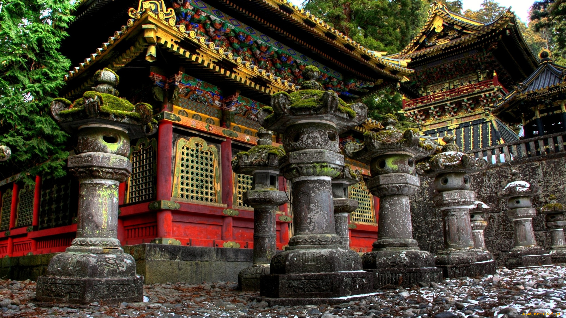 храм, никко, Япония, города, буддистские, другие, храмы, пагода