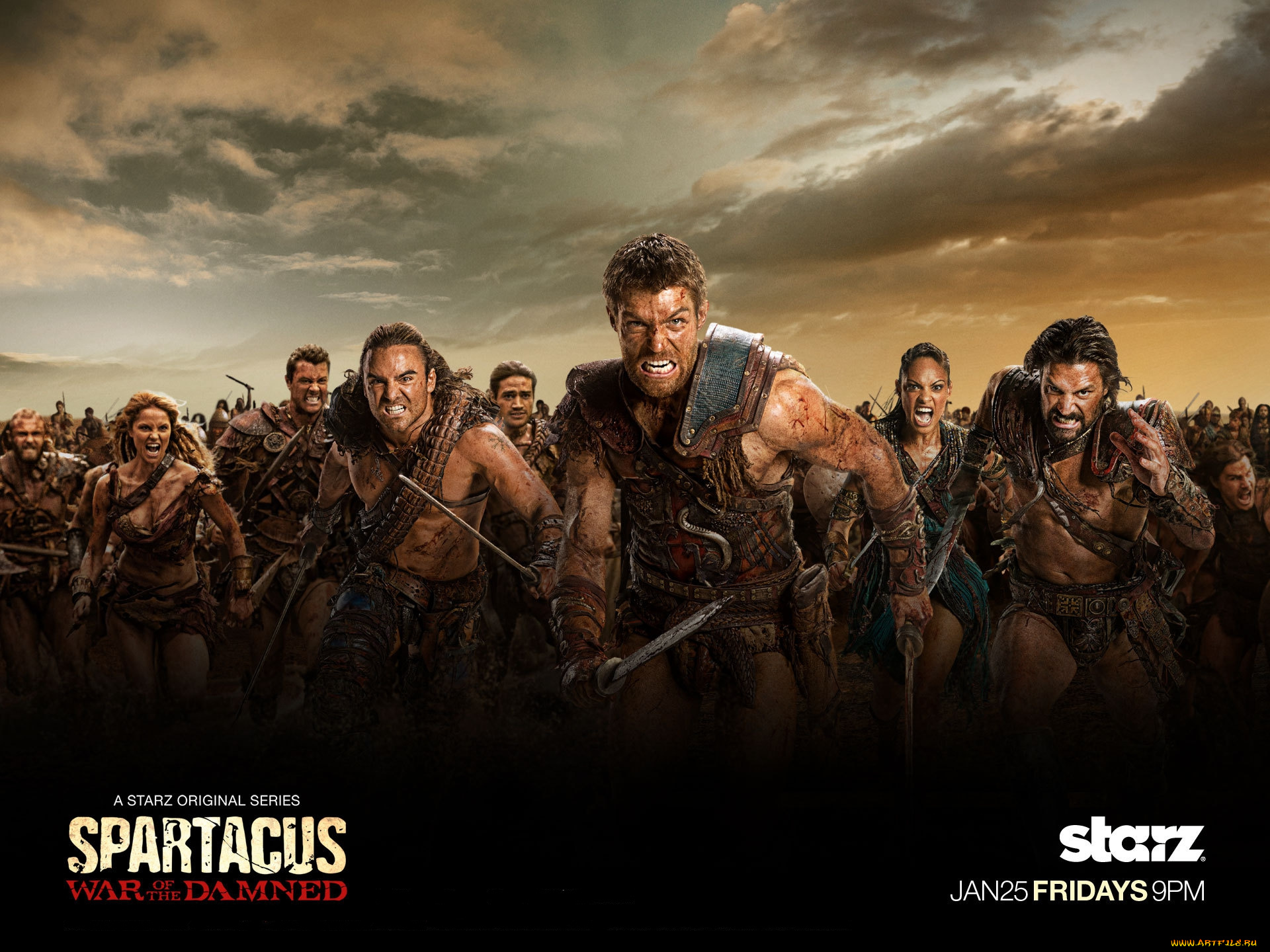 spartacus, кино, фильмы, war, of, the, damned, спартак