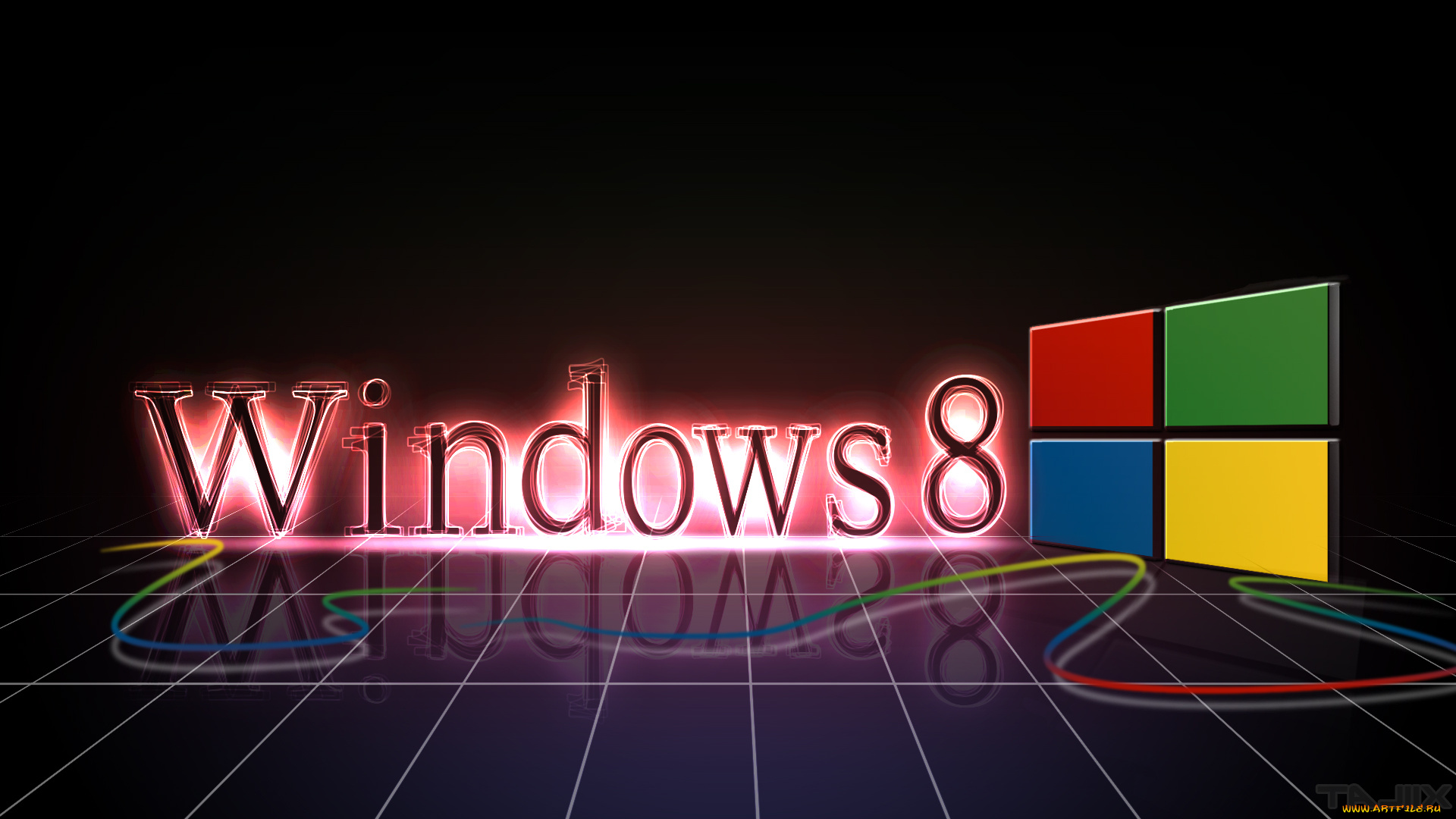 компьютеры, windows, 8, фон, операционная, система, логотип