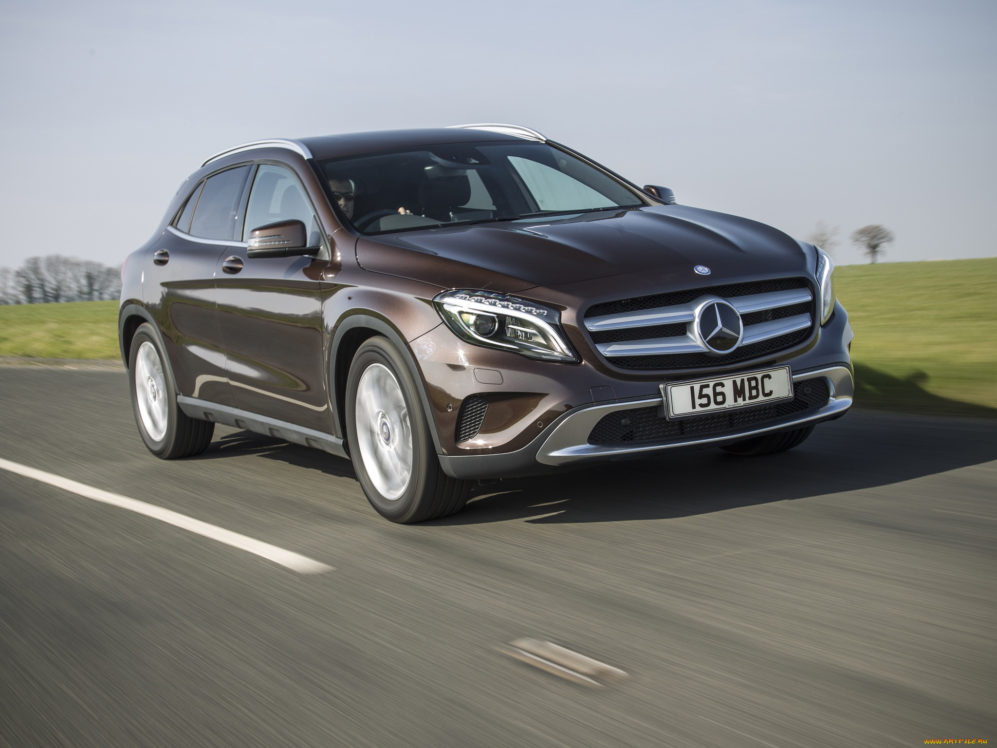 автомобили, mercedes-benz, cdi, темный, x156, uk-spec, 2014, gla, 200