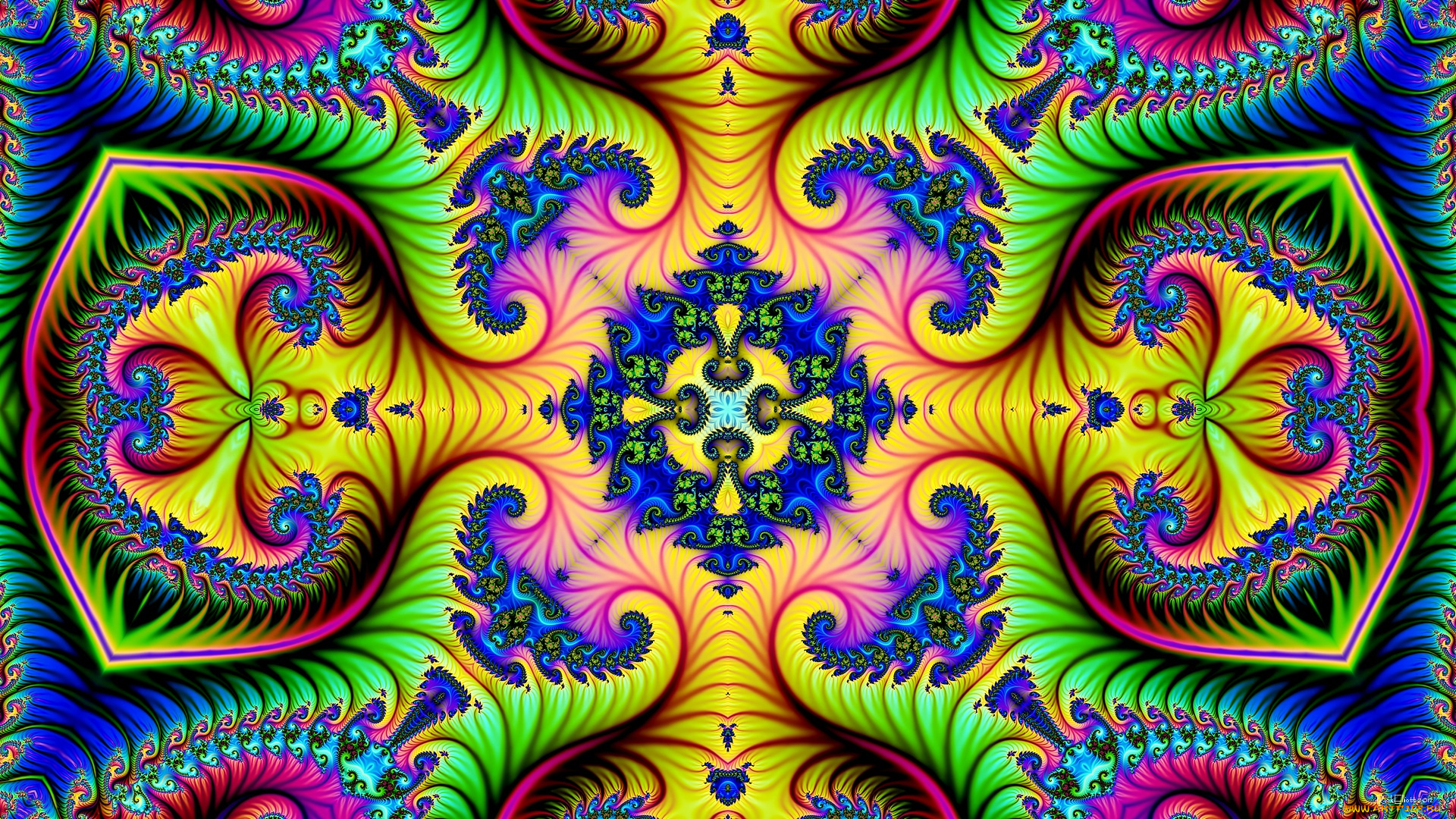 3д, графика, фракталы, , fractal, цвета, фон, узор