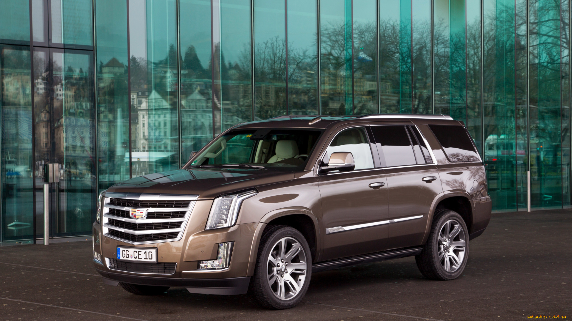 автомобили, cadillac, 2015г, escalade, eu-spec