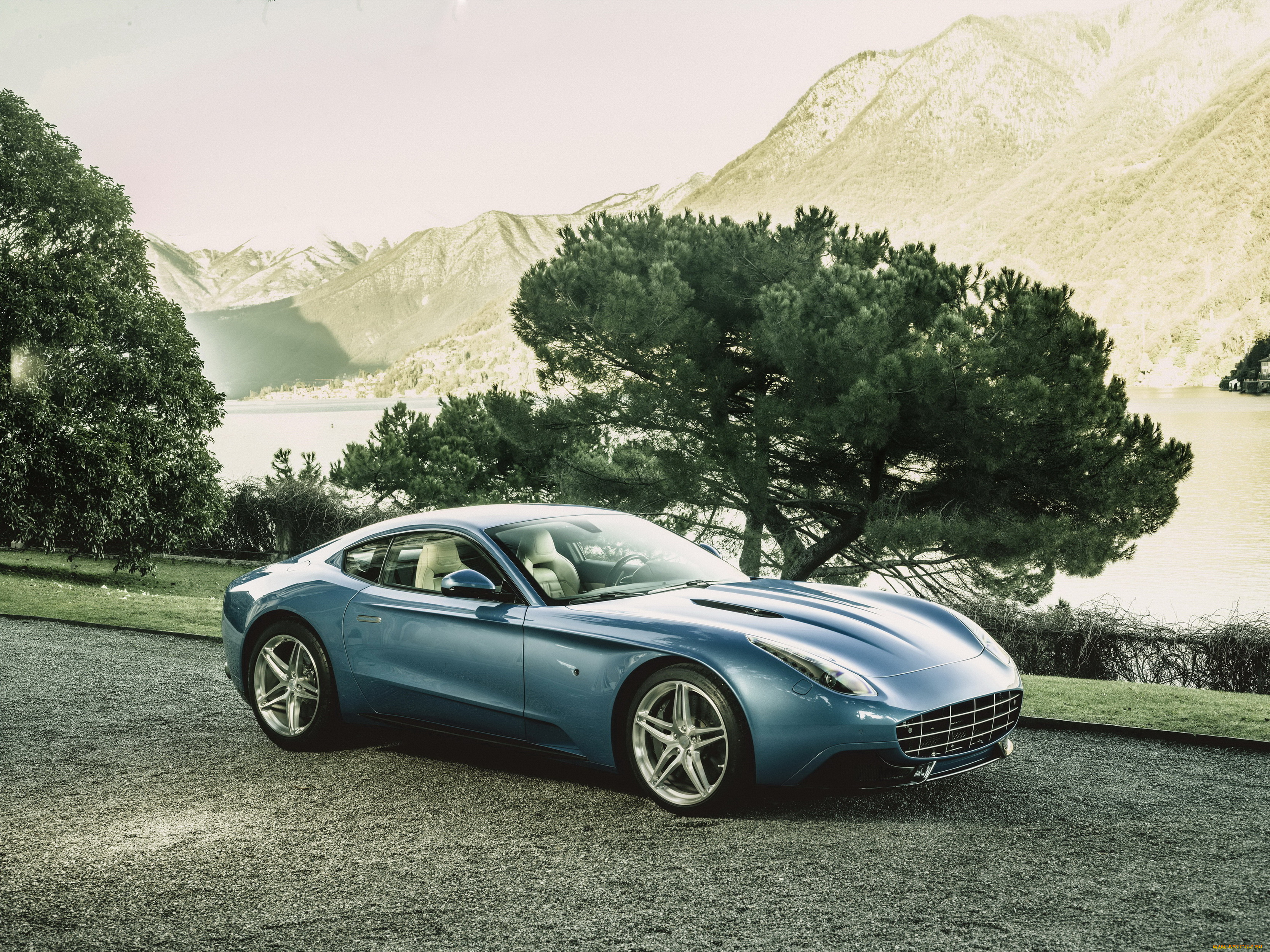 2015, carrozzeria, touring, berlinetta, lusso, , based, on, ferrari, f12, berlinetta, автомобили, ferrari, голубой, carrozzeria, lusso, berlinetta