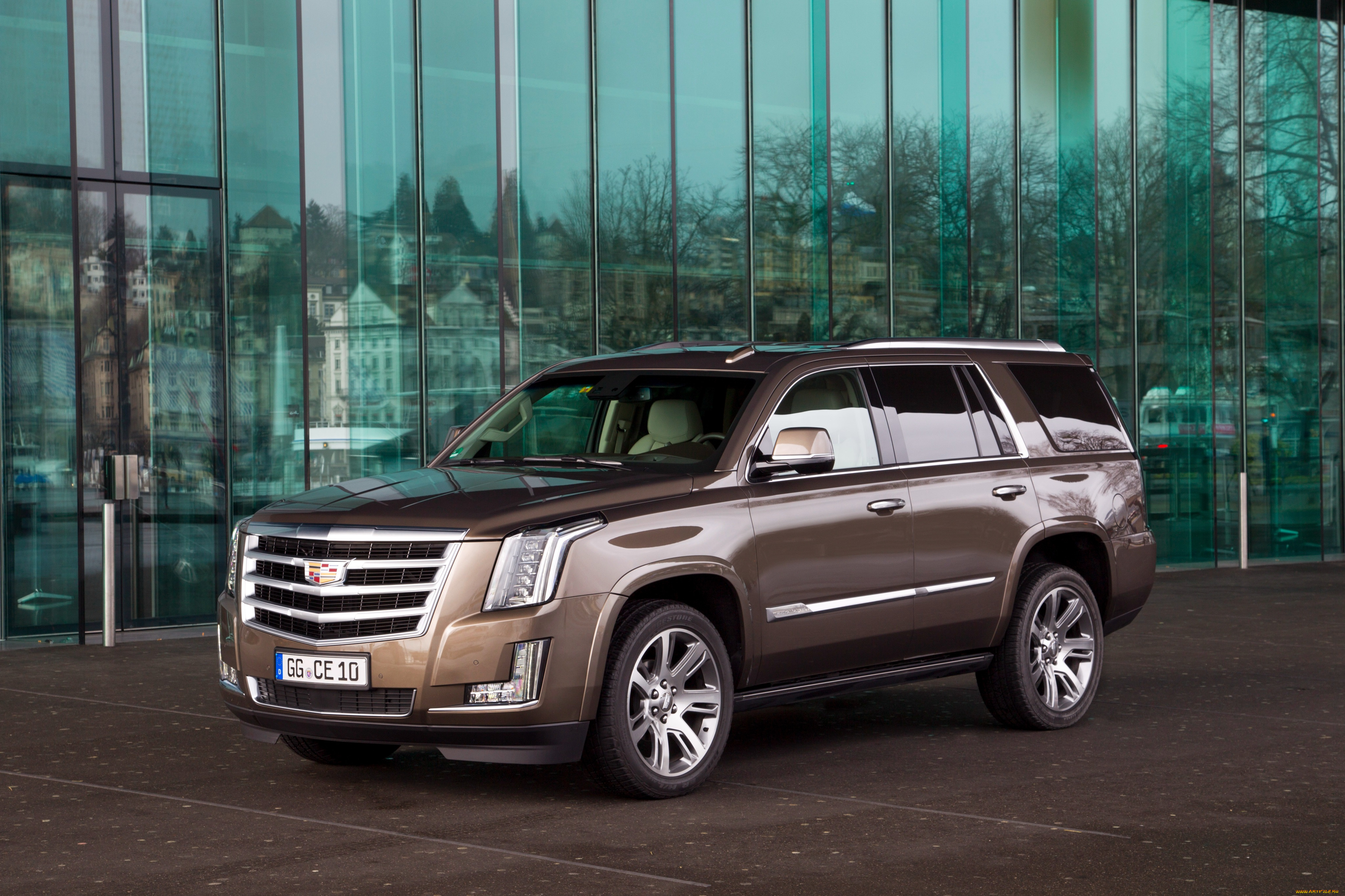 автомобили, cadillac, 2015г, escalade, eu-spec