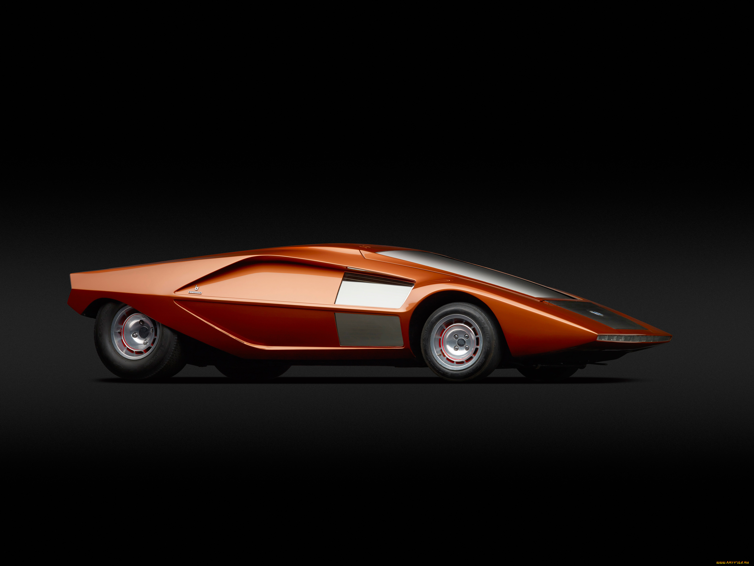 lancia, stratos, hf, zero, concept, 1970, автомобили, lancia, concept, hf, zero, car, оранжевый, stratos, 1970