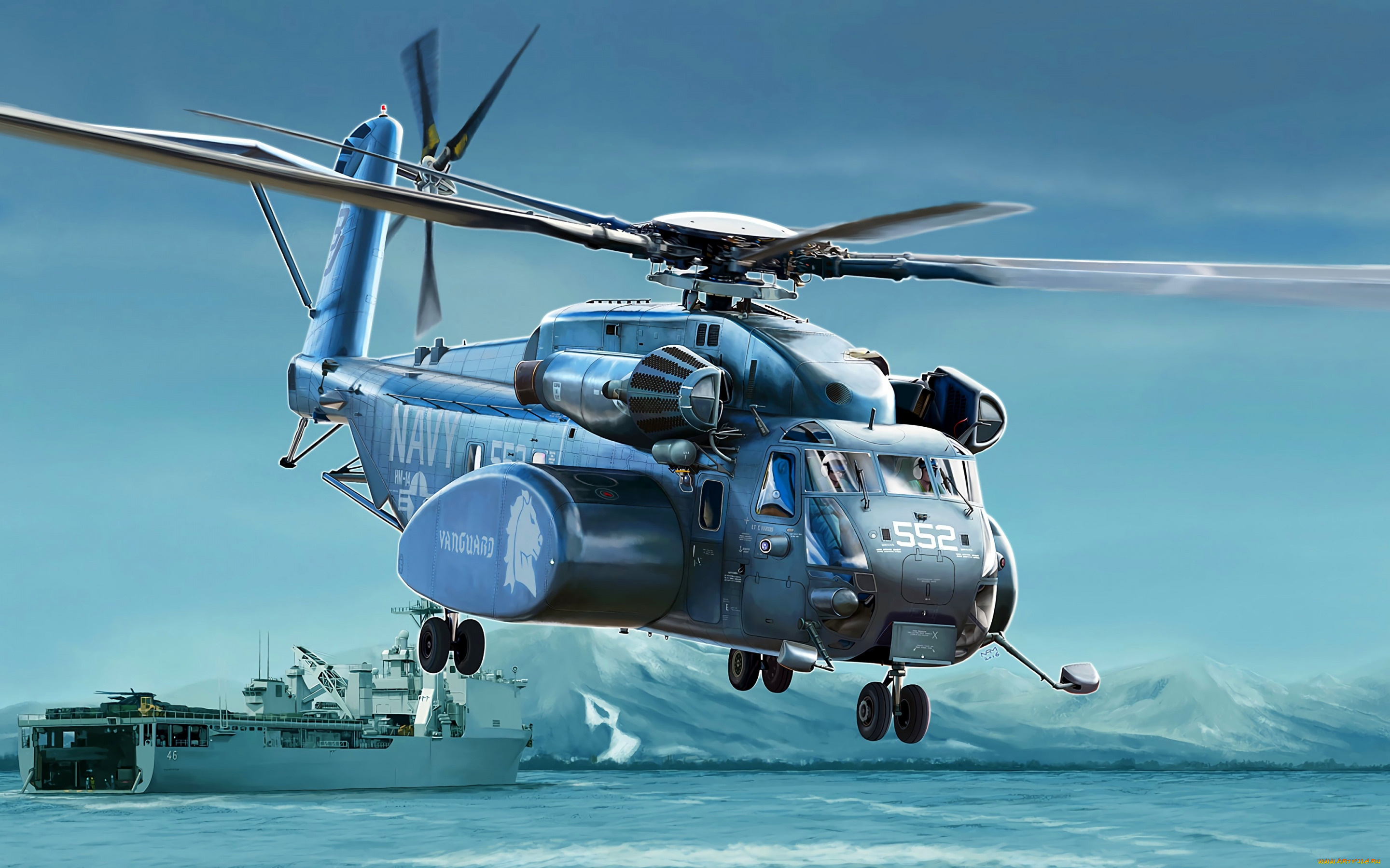 рисованное, армия, sikorsky, ch53, sea, stallion, военный, тяжелый, транспортный, вертолет, окрашенные, вертолеты, вмс, сша, американские