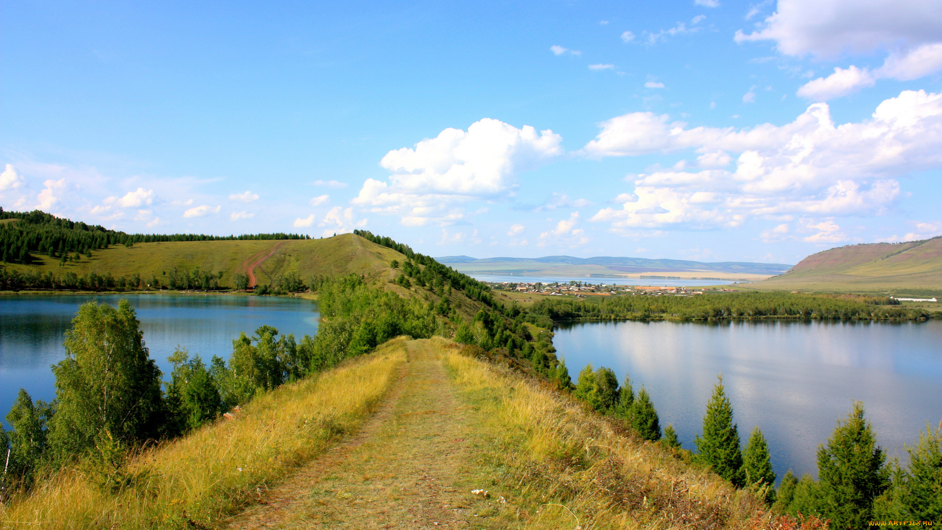 озеро, круглое, сибирь, красноярск, природа, реки, озера, берег