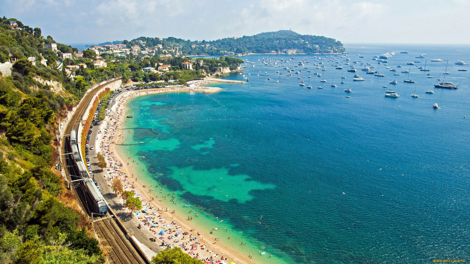 villefranche, sur, mer, france, города, панорамы, french, riviera, villefranche-sur-mer, побережье, средиземное, море, лазурный, берег, франция