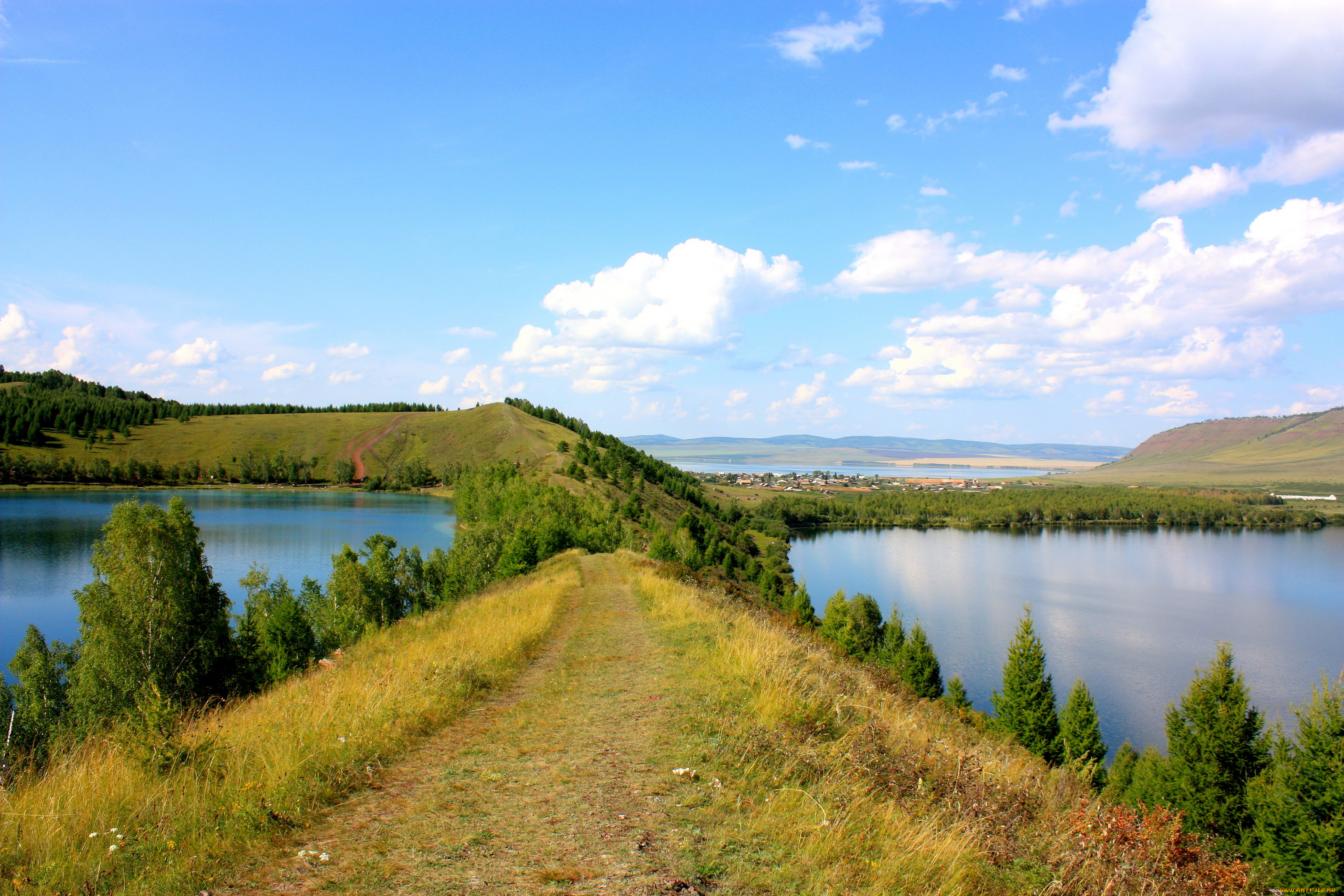 озеро, круглое, сибирь, красноярск, природа, реки, озера, берег