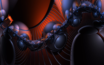 Картинка 3д графика fractal фракталы фон цвета узор