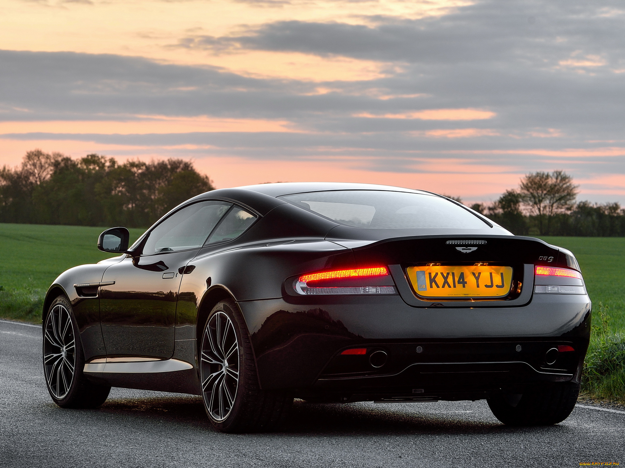 автомобили, aston, martin, db9, aston, martin, темный, 2014г, uk-spec, carbon, black