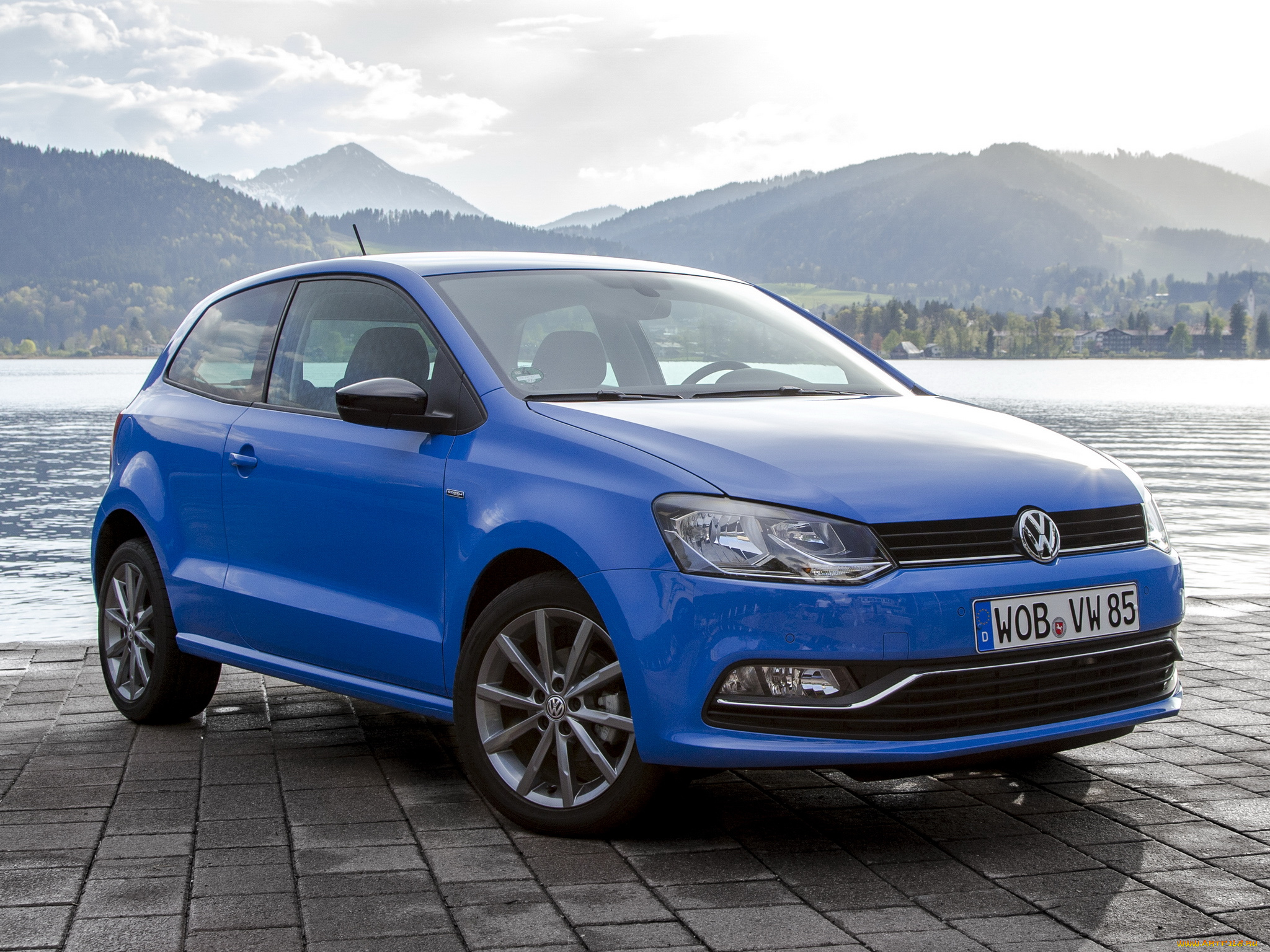 автомобили, volkswagen, синий, 2014г, typ, 6r, 3-door, tdi, polo