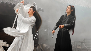 Картинка разное знаменитости ван ибо сяо чжань съемки костюмы меч