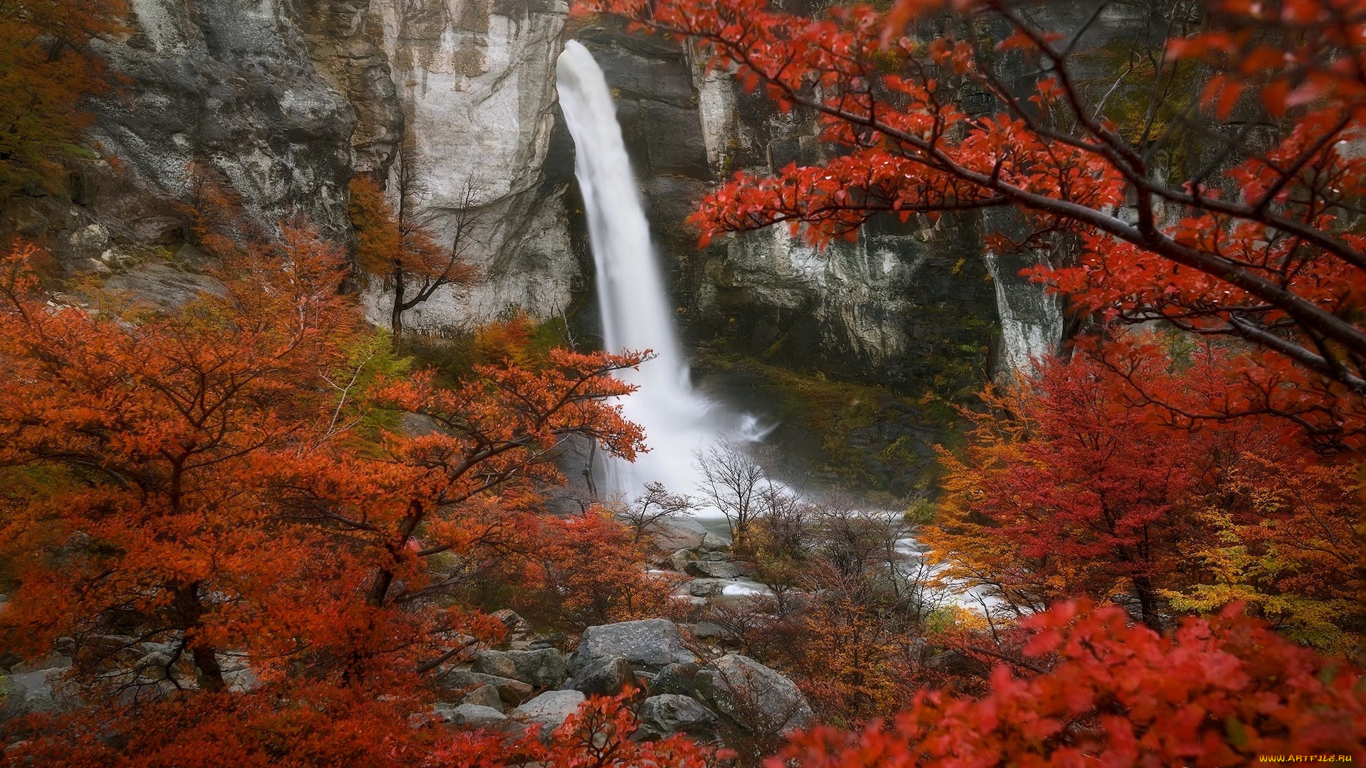 chorrillo, del, salto, fall, argentina, природа, водопады, chorrillo, del, salto, fall