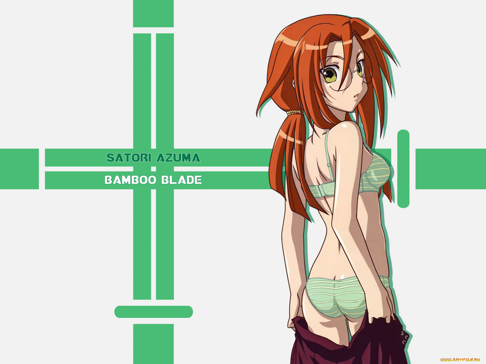 аниме, bamboo, blade