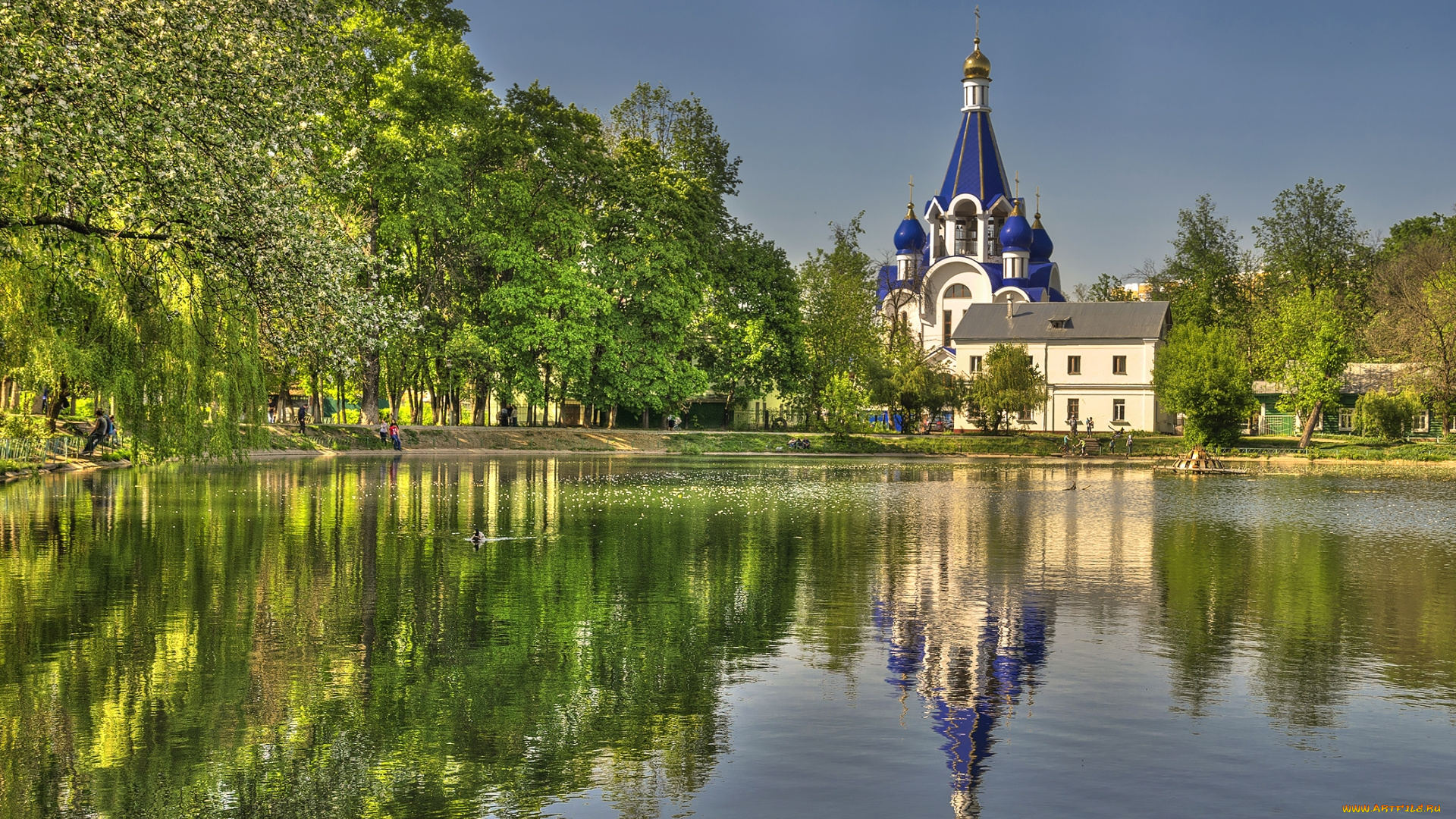 города, -, православные, церкви, , монастыри, парк, вода