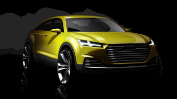 Картинка audi+tt+offroad+concept+2014 автомобили 3д графика audi жёлтая 2014 concept offroad tt