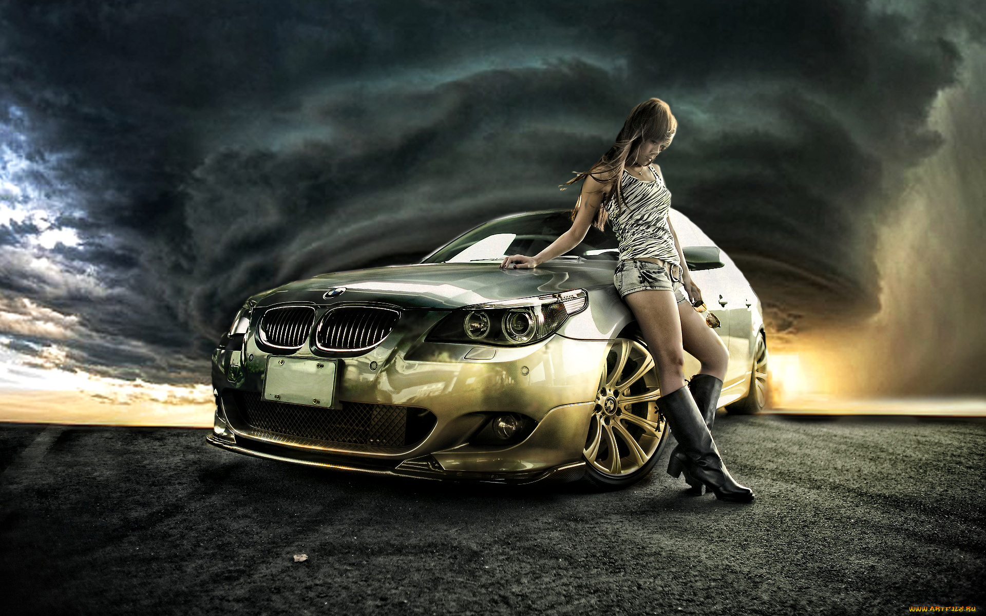 автомобили, -авто, с, девушками, bmw