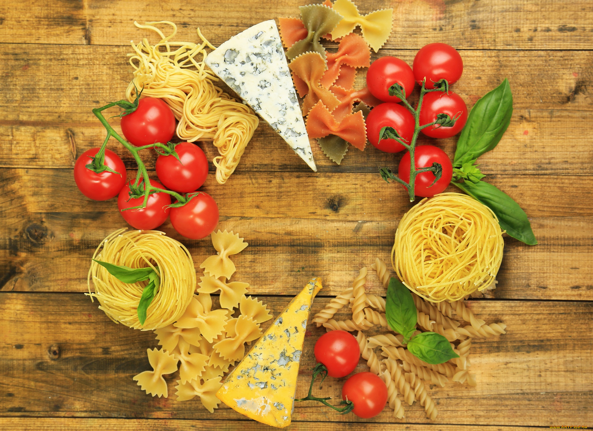 еда, разное, сыр, помидоры, макароны, томаты, спагетти