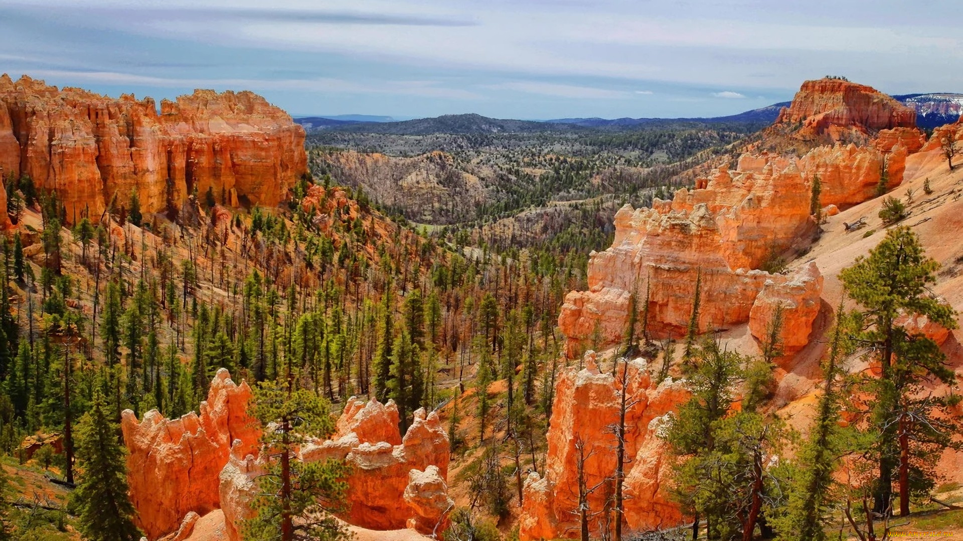 bryce, canyon, utah, природа, горы, bryce, canyon