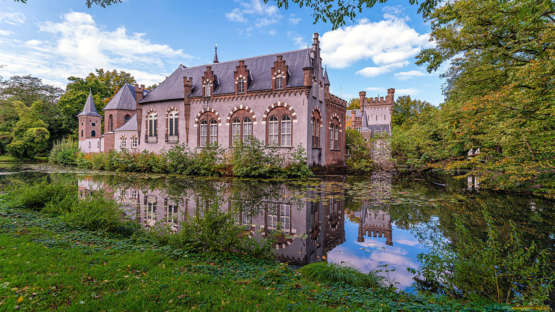 stapelen, castle, netherlands, города, замки, нидерландов, stapelen, castle