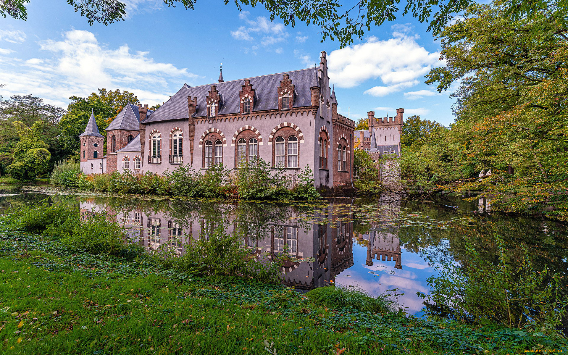 stapelen, castle, netherlands, города, замки, нидерландов, stapelen, castle