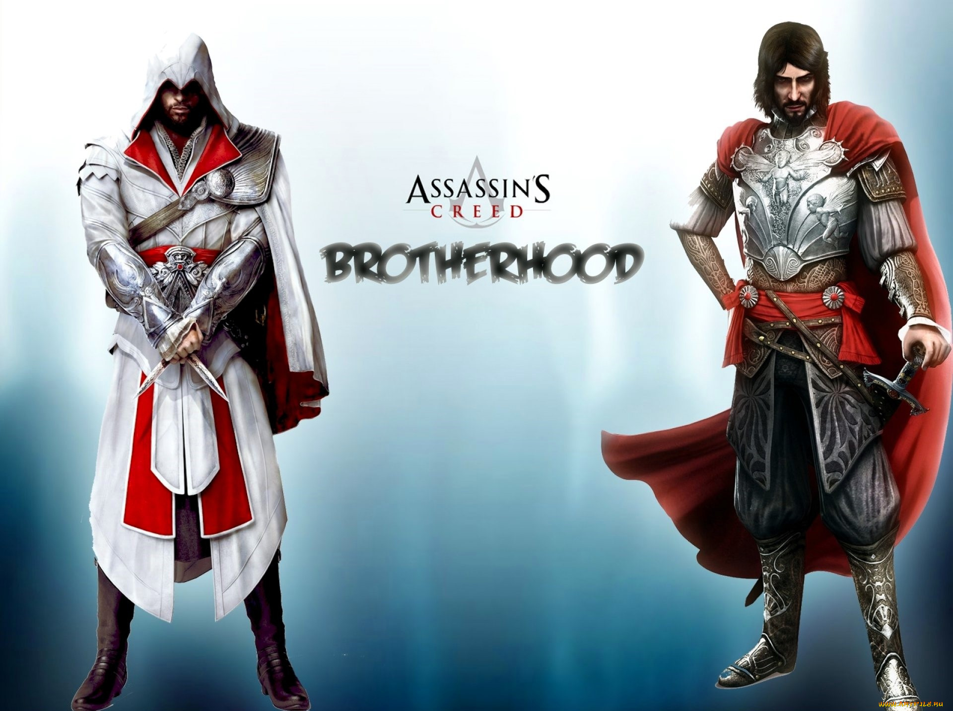 видео, игры, assassin`s, creed, , brotherhood, воины