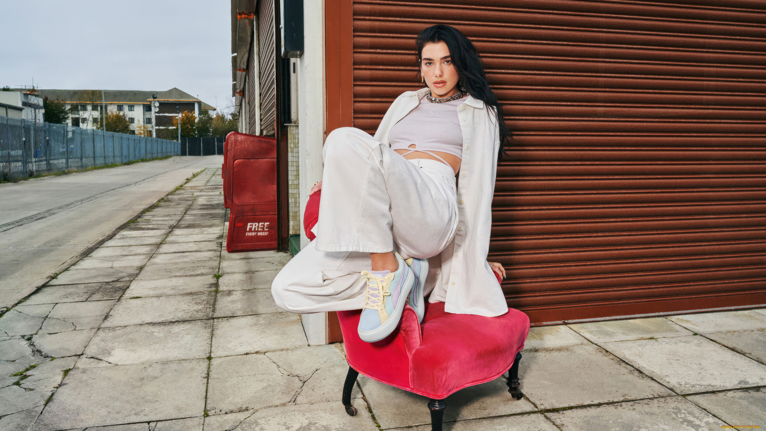 музыка, dua, lipa, dua, lipa, puma, 2024, дуа, липа, британская, певица, косовского, происхождения, автор, песен, модель, крoссoвки, улица