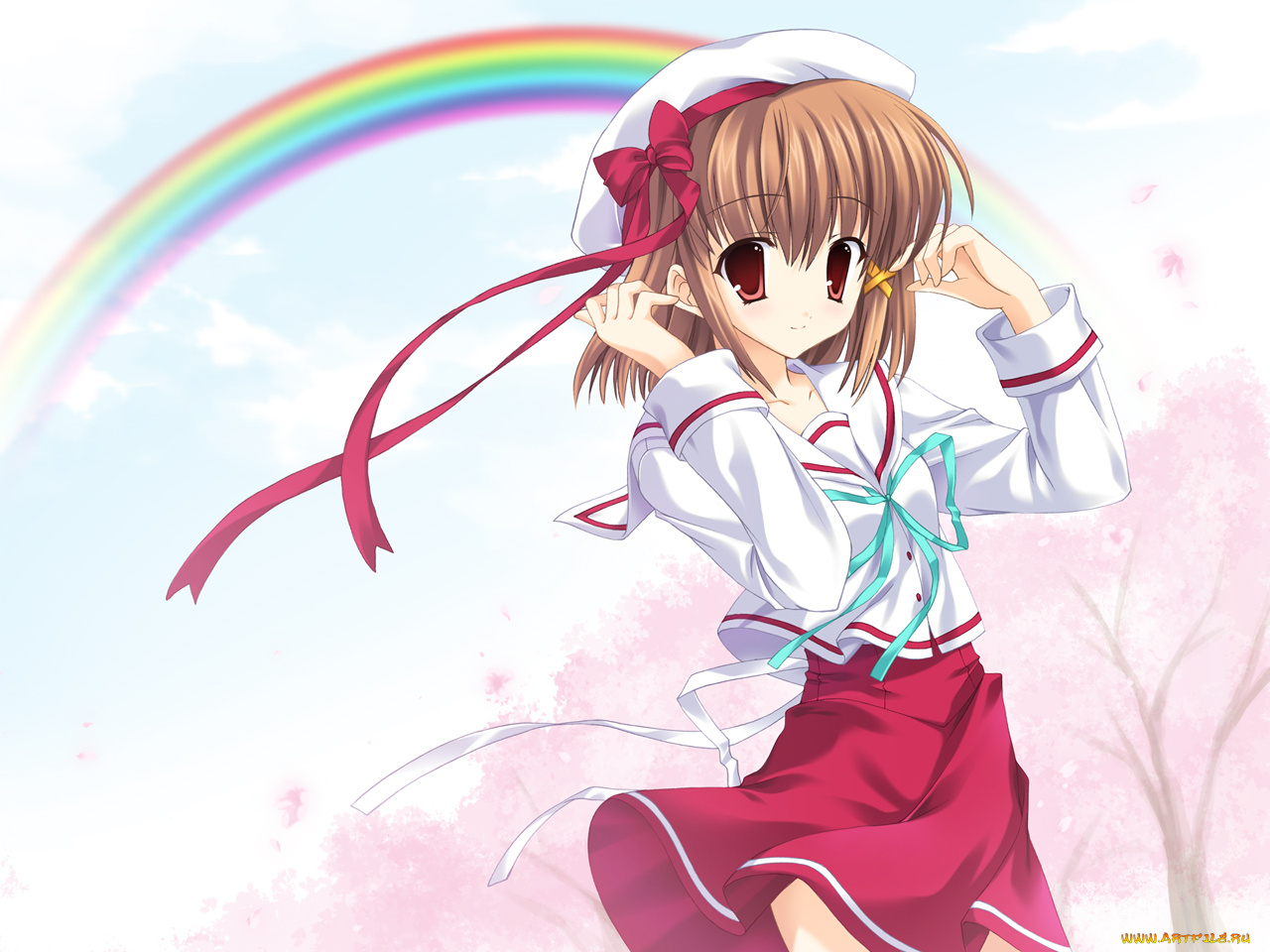 аниме, gift, eternal, rainbow
