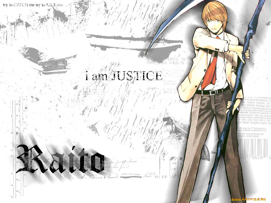 raito, аниме, death, note