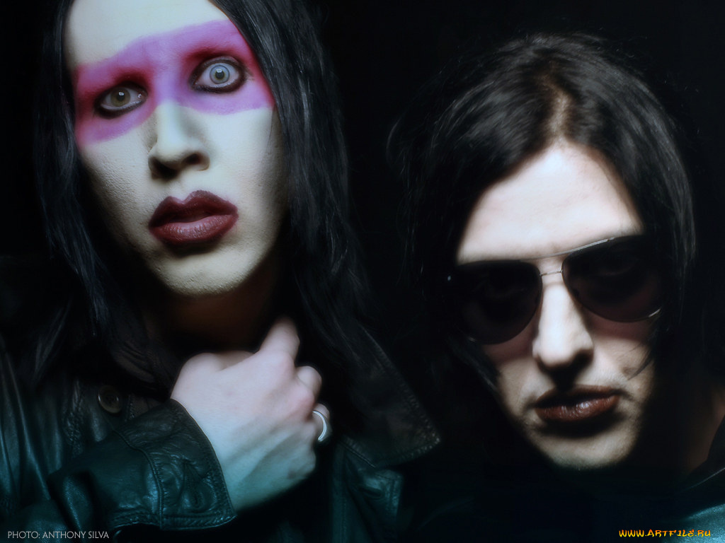 mr, manson&twiggy, ramirez, музыка, marilyn, manson