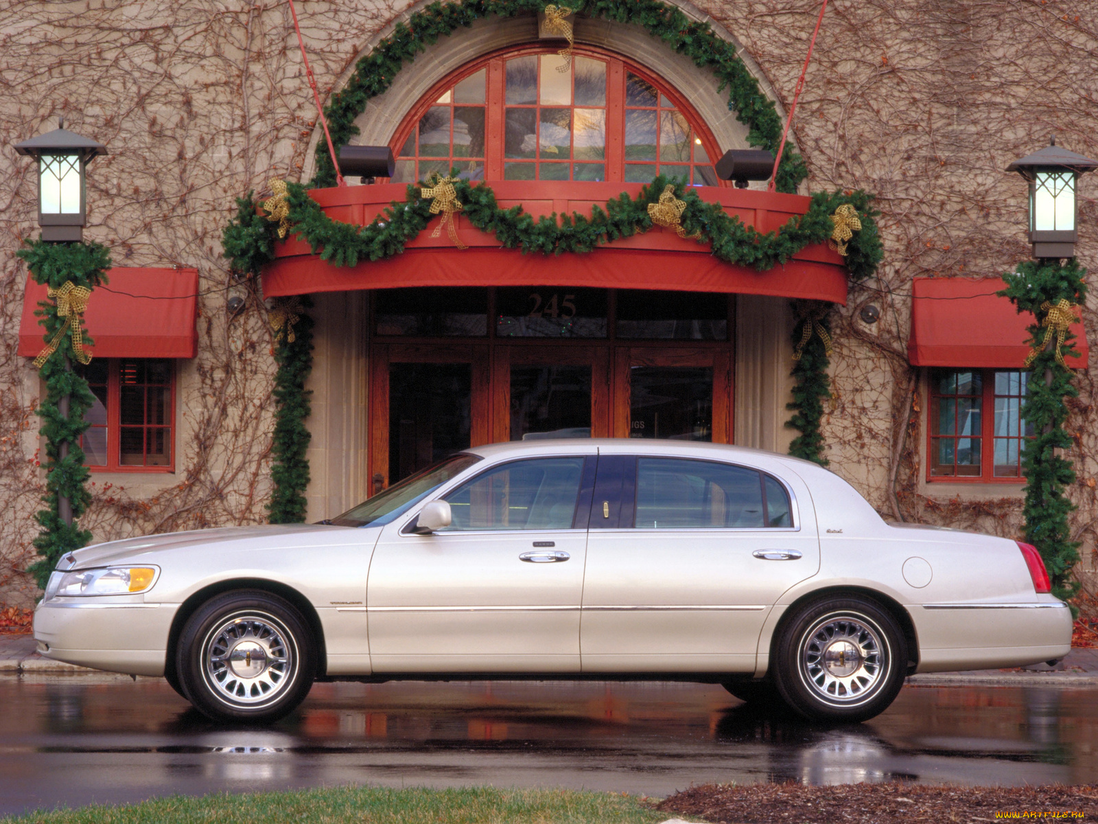 lincoln, town, car, автомобили