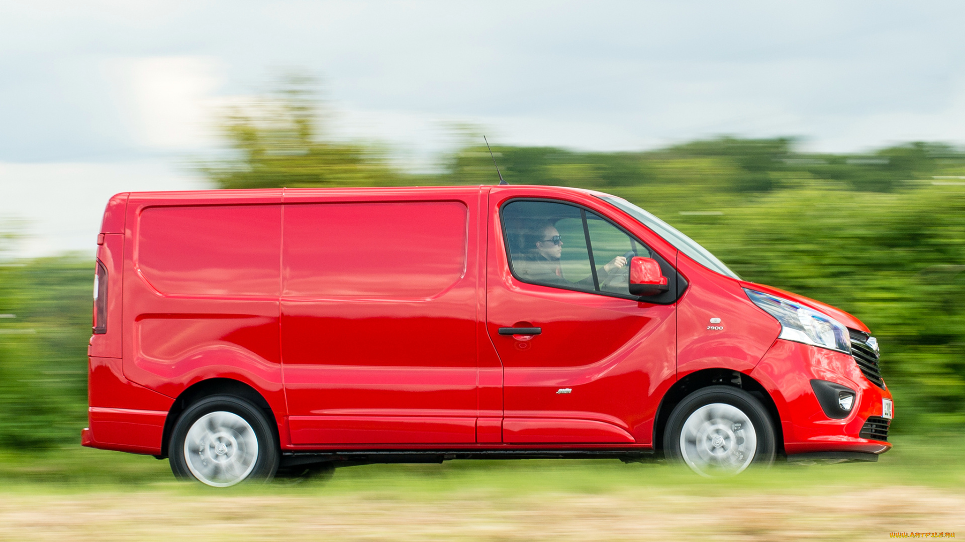 автомобили, vauxhall, vivaro, van, biturbo, 2014г, красный