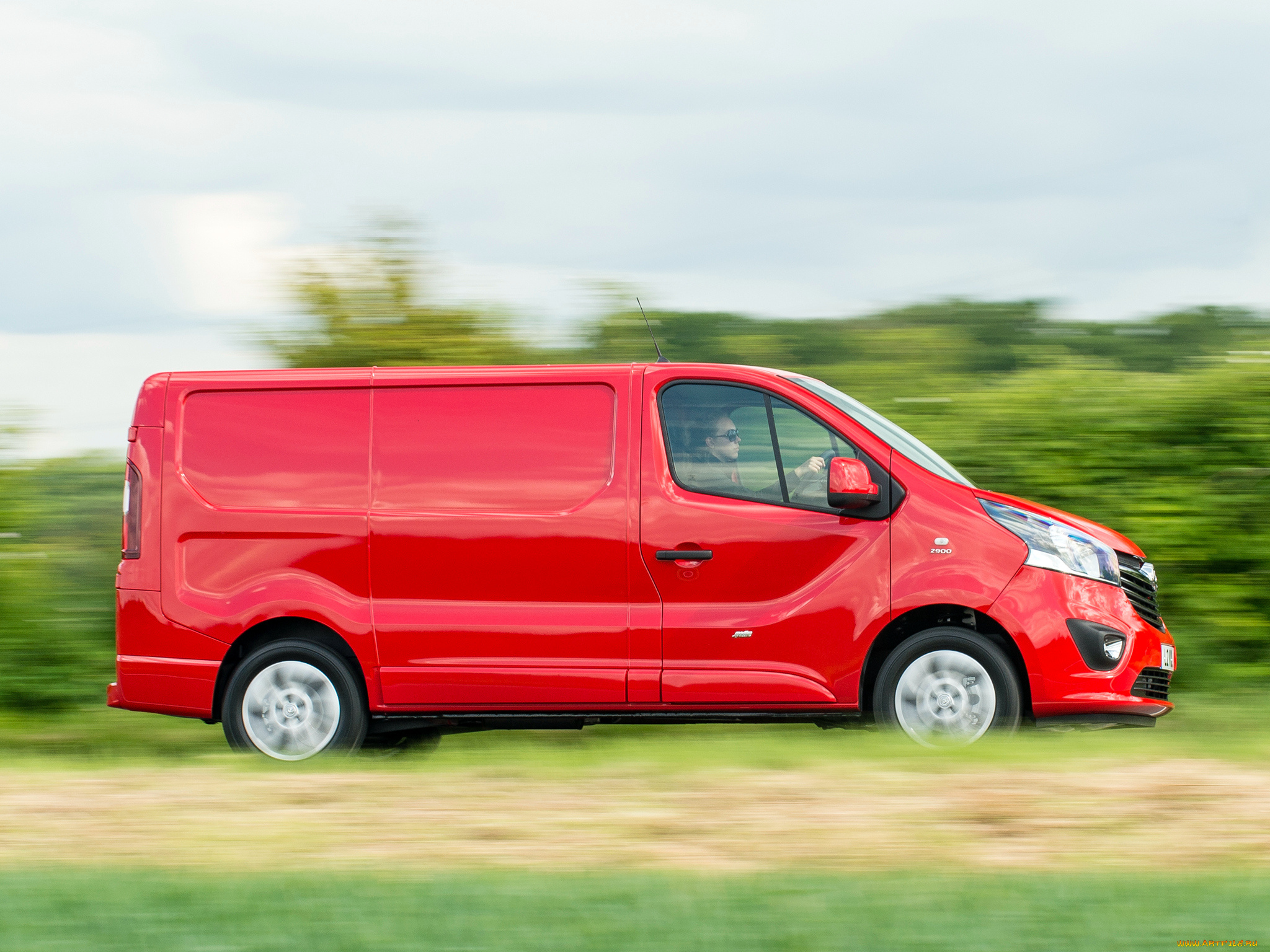 автомобили, vauxhall, vivaro, van, biturbo, 2014г, красный