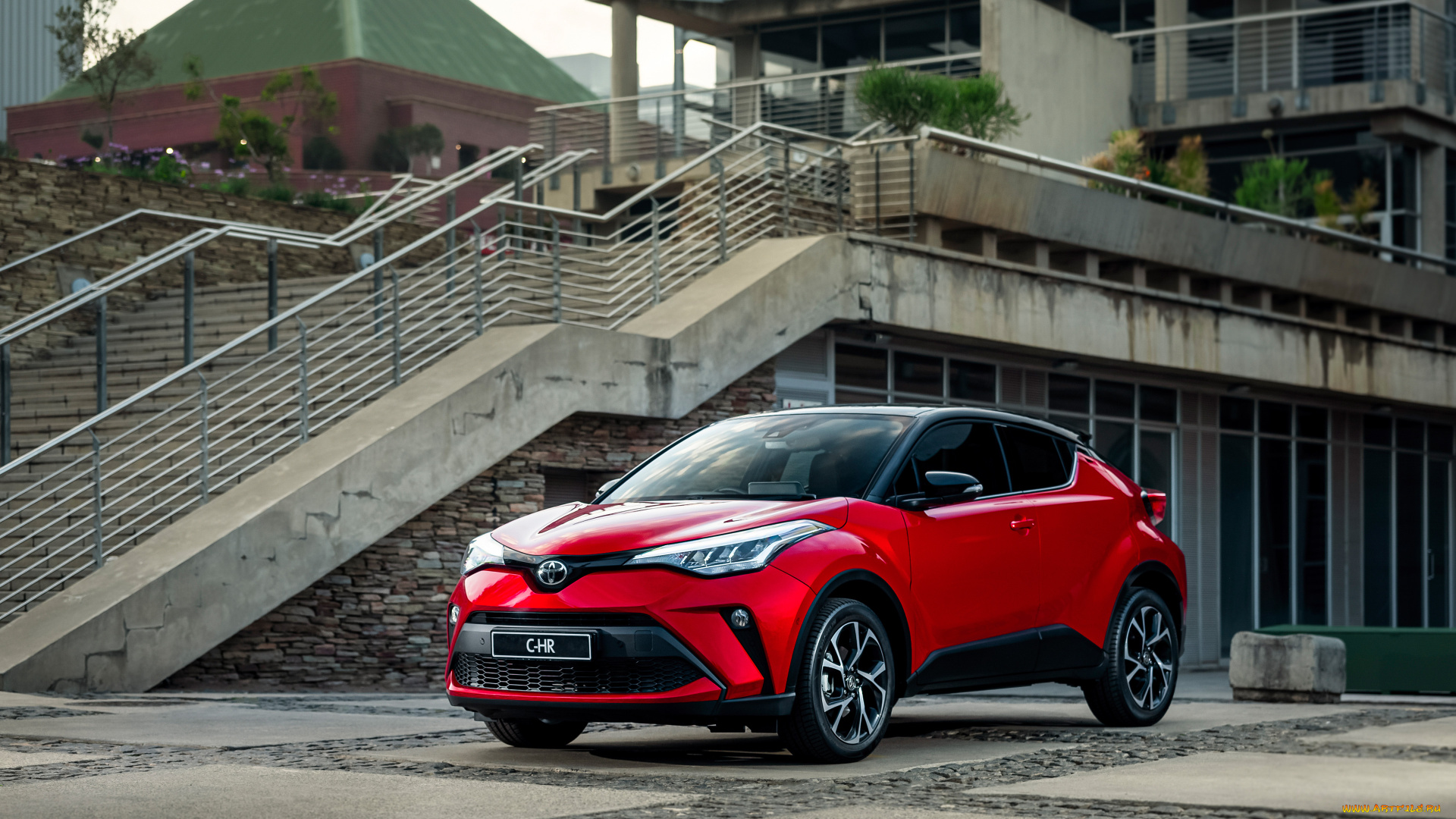 2020, toyota, c-hr, , za, автомобили, toyota, c-hr, 4k, 2020, года, za-spec, кроссоверы, японские, тойота, красный