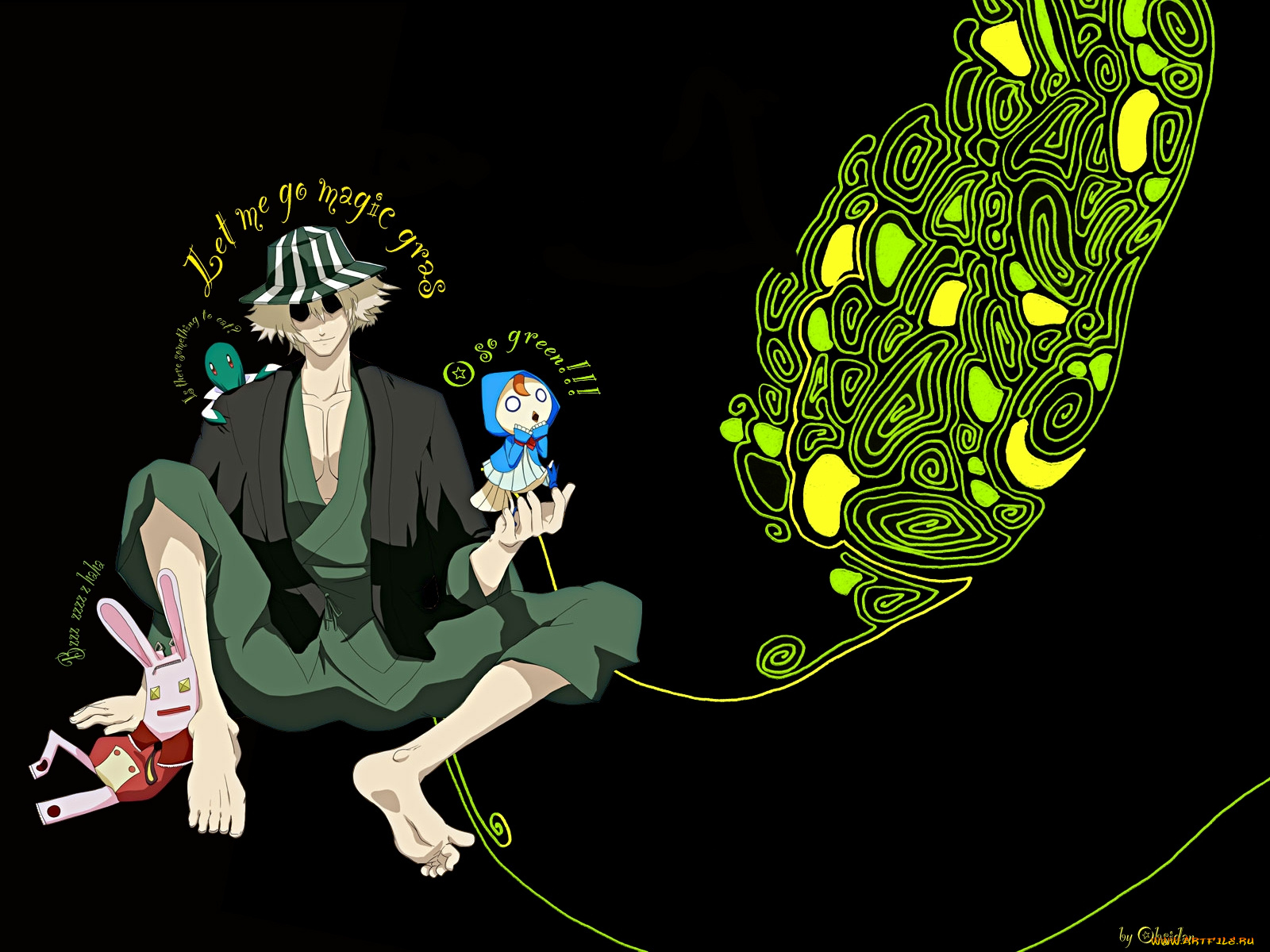 аниме, bleach, kisuke, urahara