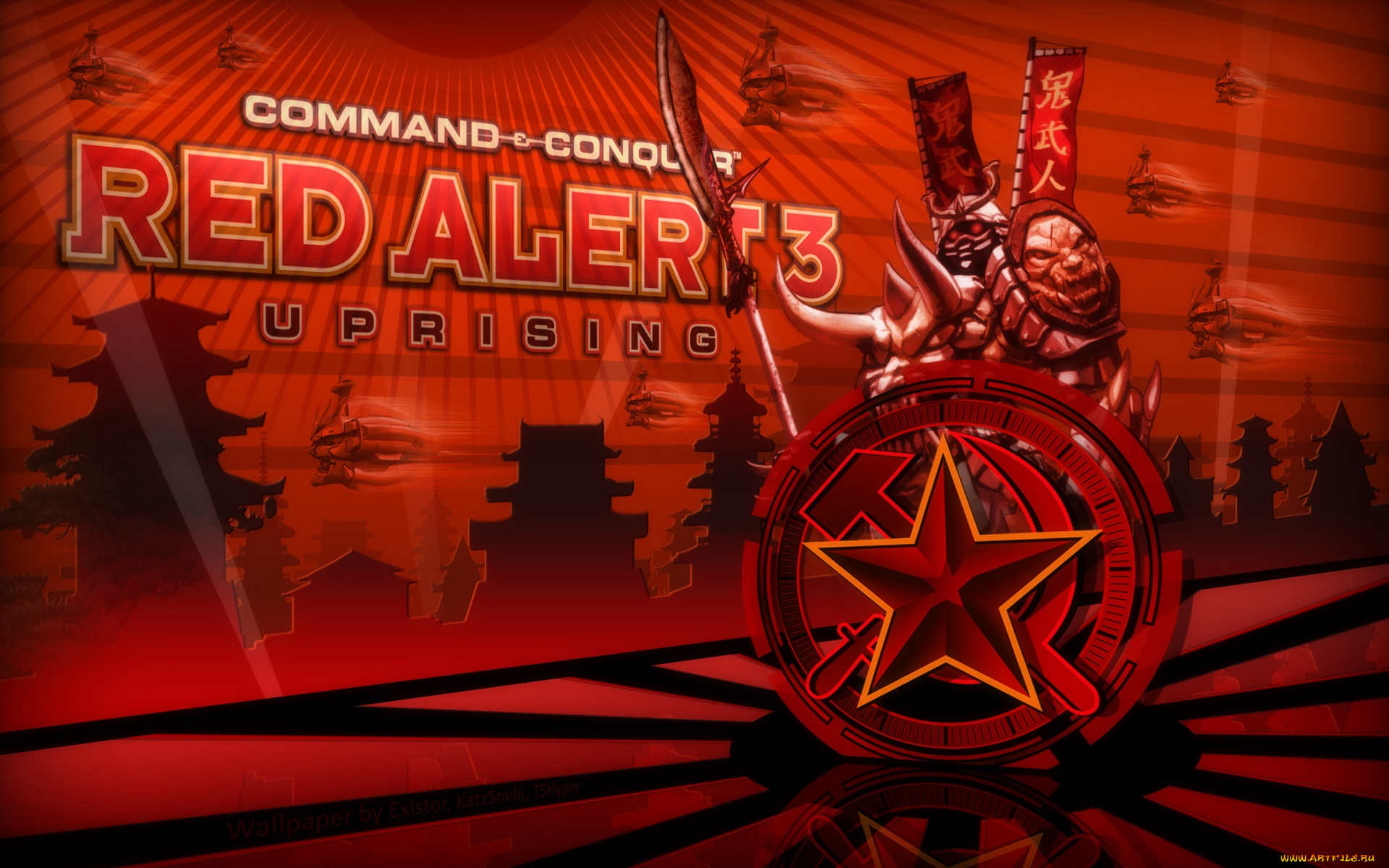 видео, игры, command, conquer, red, alert, uprising