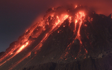 Картинка volcanic eruption природа стихия извержение вулкан