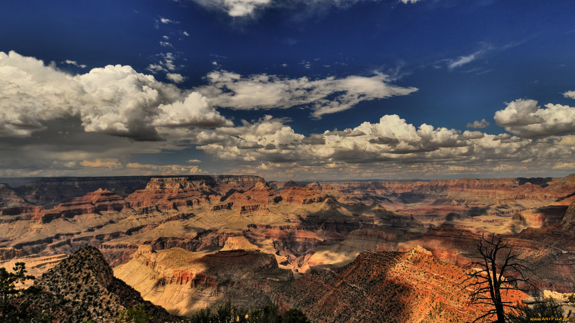 grand, canyon, природа, горы, панорама, сша, скалы, каньон