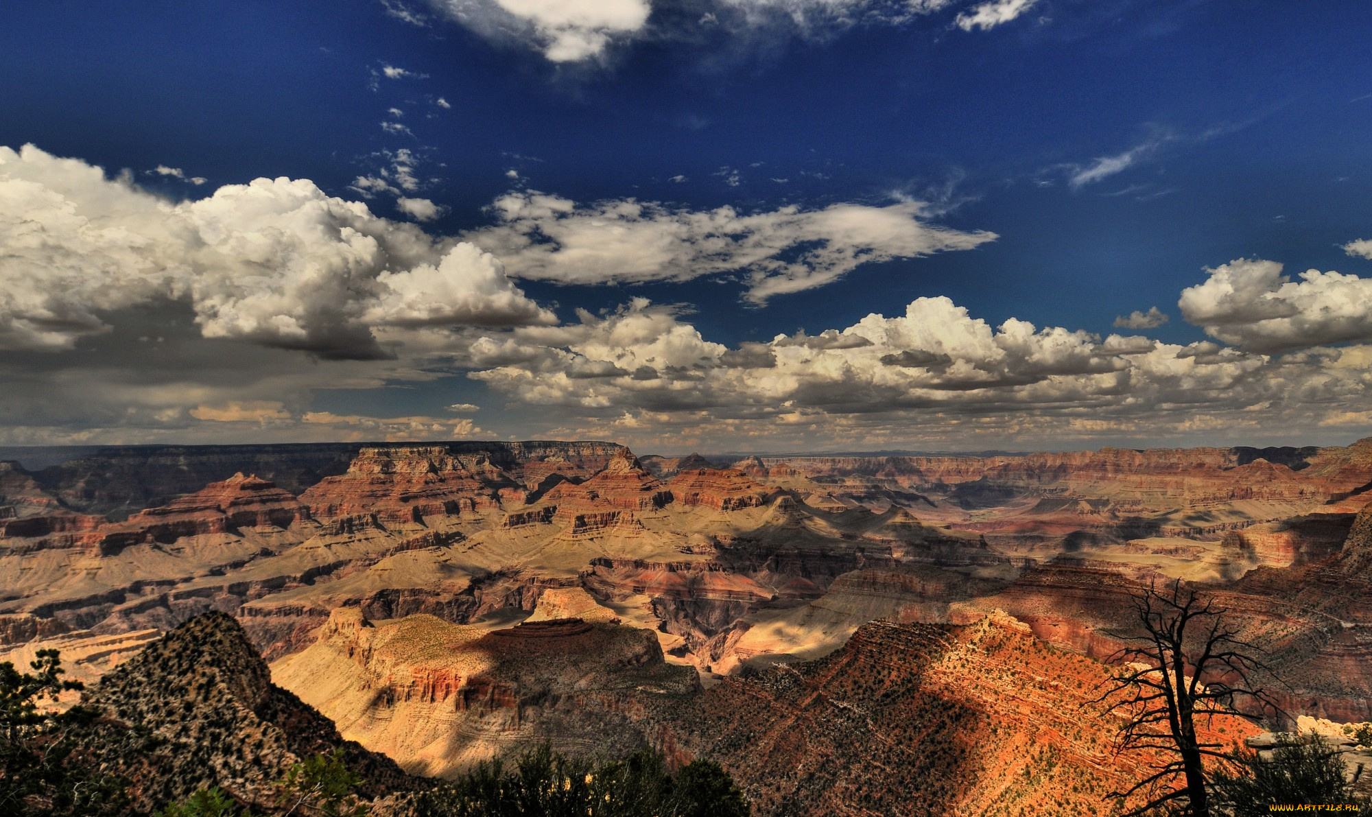 grand, canyon, природа, горы, панорама, сша, скалы, каньон
