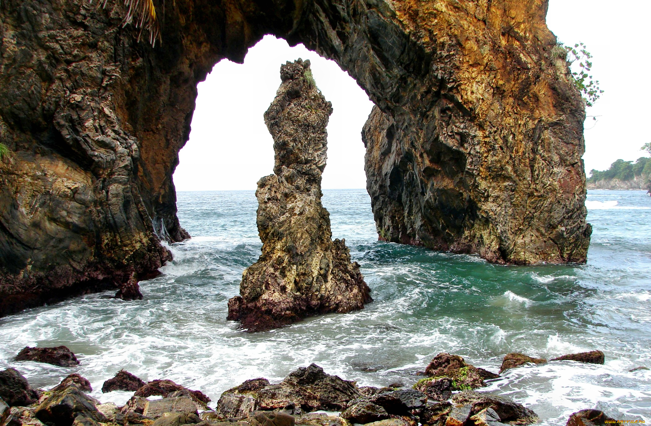 arch, rock, paria, bay, природа, побережье, море, скалы, камни, арка