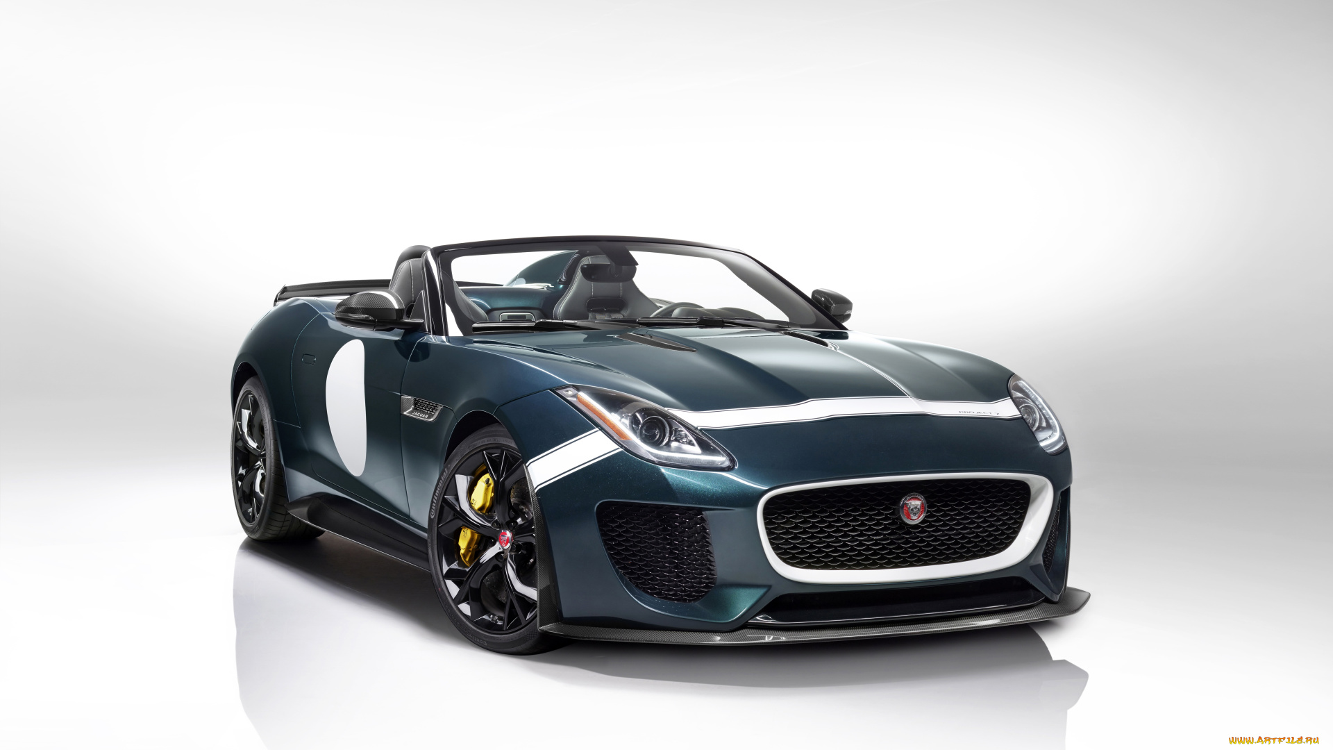 2014, jaguar, f-type, project, 7, автомобили, jaguar, кабриолет, зеленый