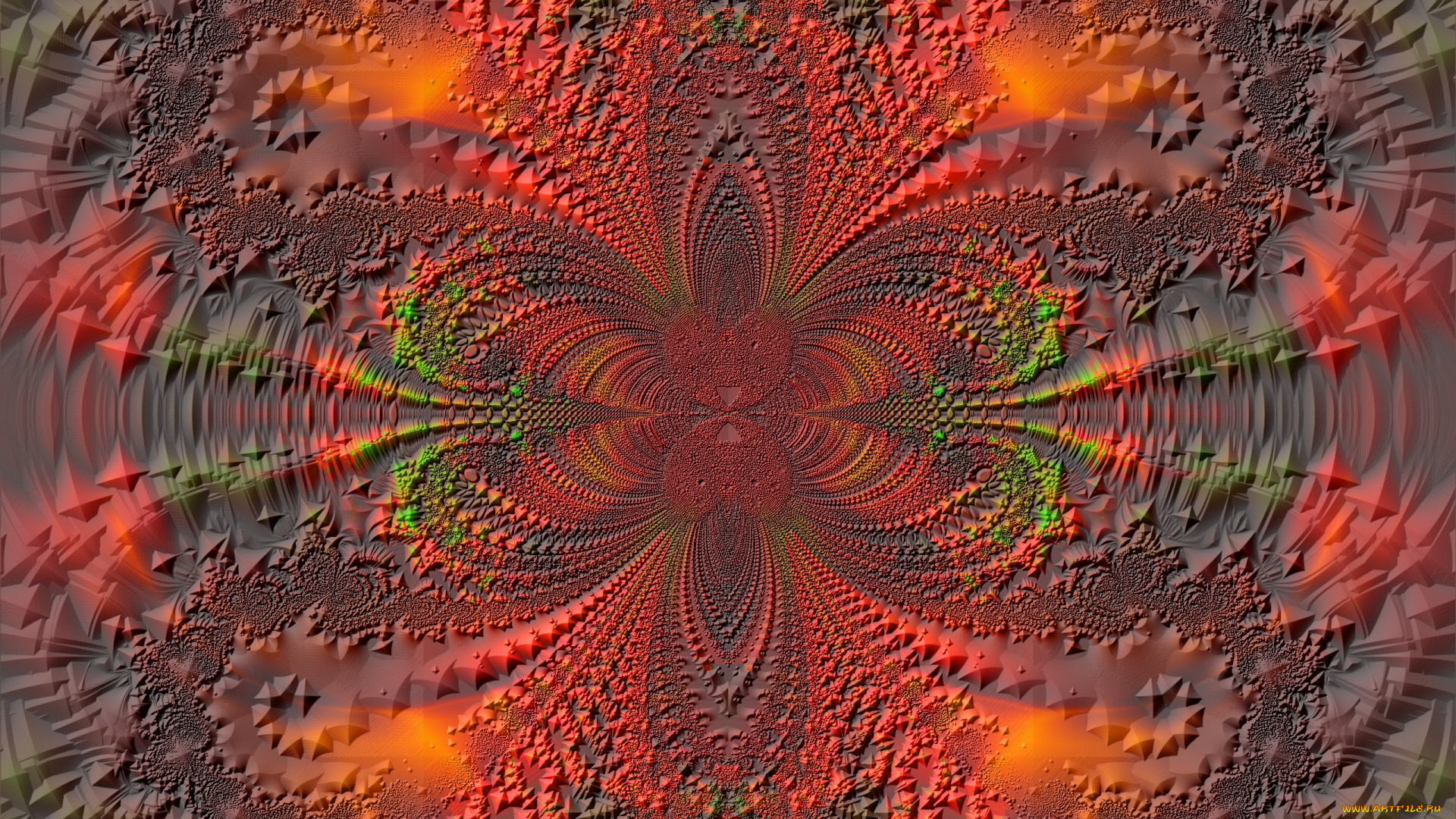 3д, графика, фракталы, , fractal, узор, фон, цвета